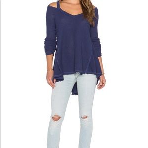 Free people pink beach sweater tunic